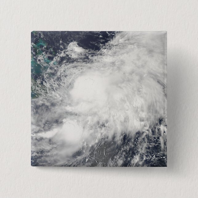 Tropical Storm Hanna 15 Cm Square Badge (Front)