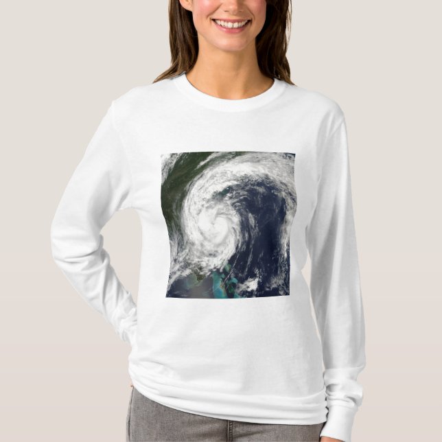 Tropical Storm Hanna over the East Coast T-Shirt (Front)