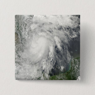 Tropical Storm Hermine in the Gulf of Mexico 15 Cm Square Badge