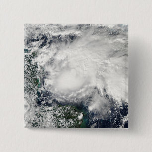Tropical Storm Ida in the Caribbean Sea 15 Cm Square Badge