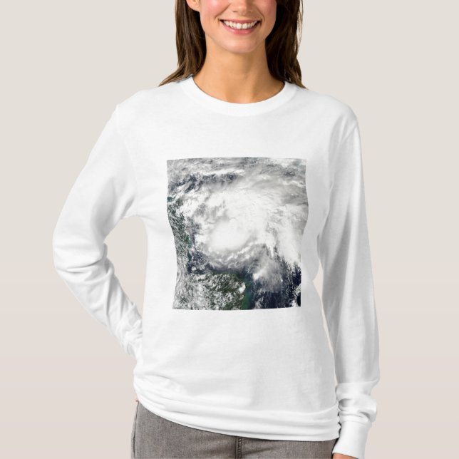 Tropical Storm Ida in the Caribbean Sea T-Shirt (Front)