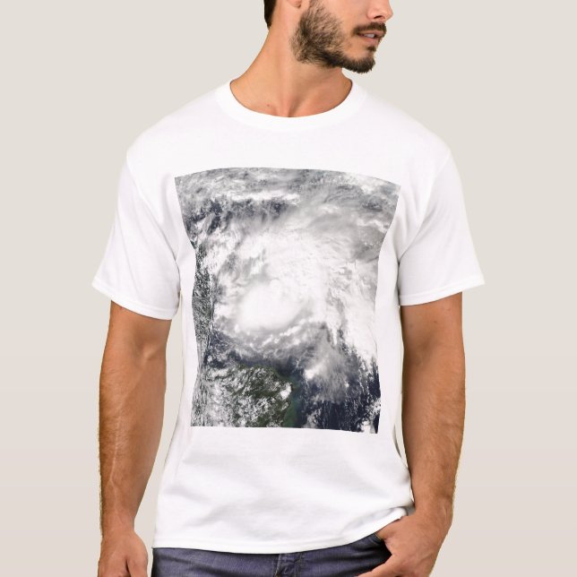 Tropical Storm Ida in the Caribbean Sea T-Shirt (Front)