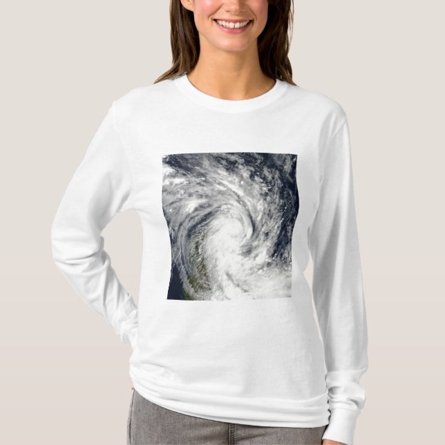 Tropical Storm Jade coming ashore over Madagasc T-Shirt (Front)