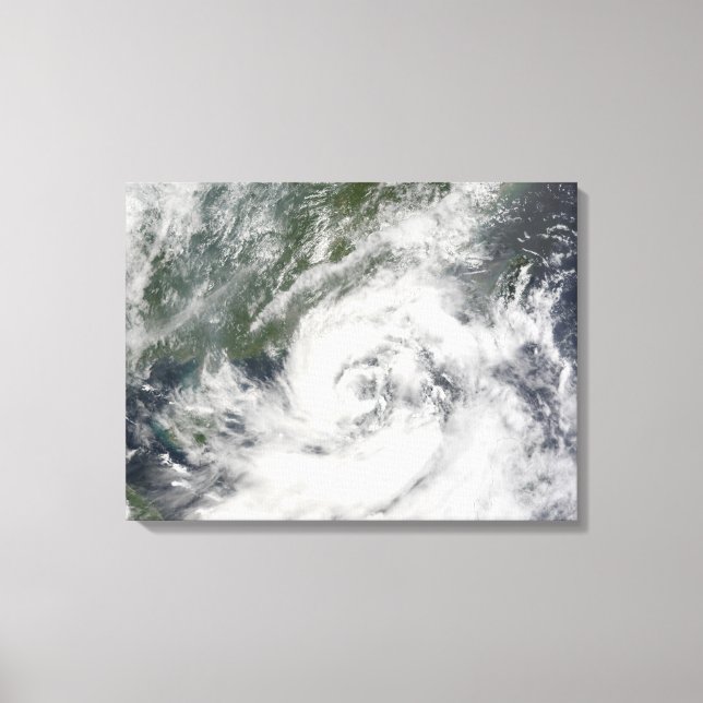 Tropical Storm Kammuri Canvas Print (Front)