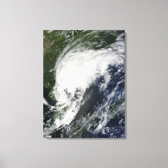 Tropical Storm Kompasu Canvas Print (Front)