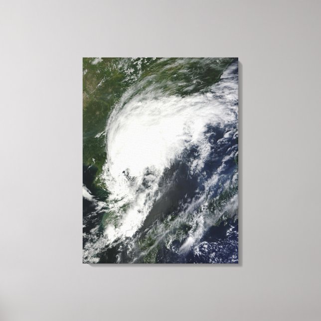 Tropical Storm Kompasu Canvas Print (Front)