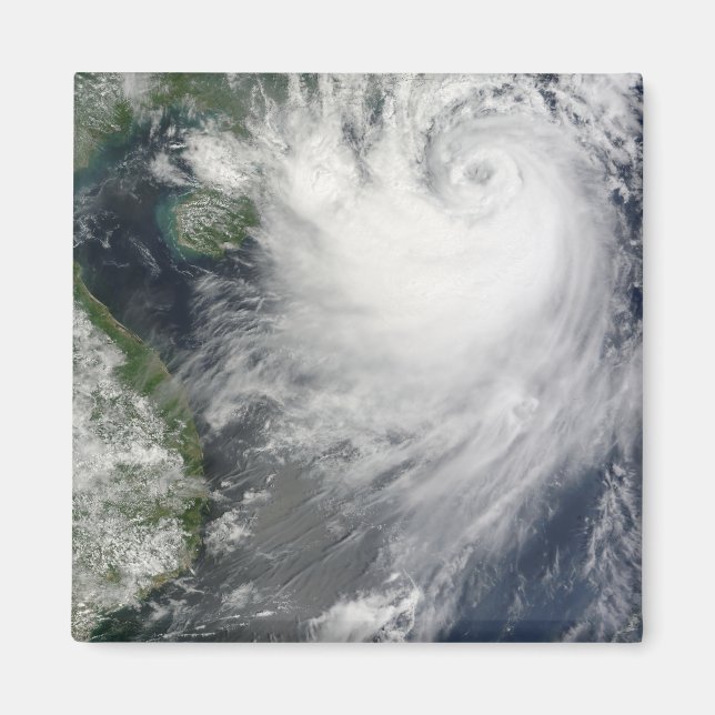 Tropical Storm Koppu nearing landfall Magnet (Front)