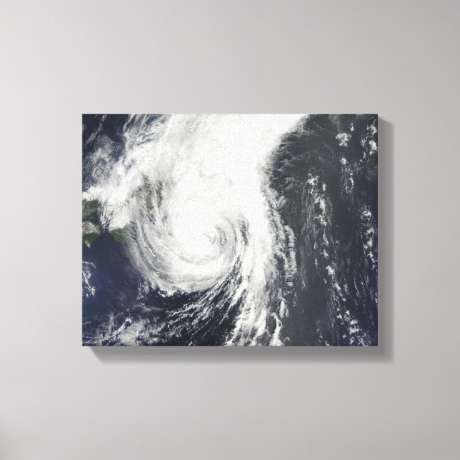 Tropical Storm Krovanh Canvas Print (Front)