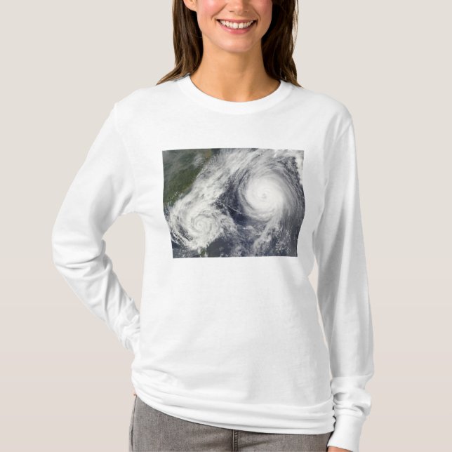 Tropical Storm Parma and Super Typhoon Melor T-Shirt (Front)