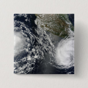Tropical Storms Blas and Celia 15 Cm Square Badge