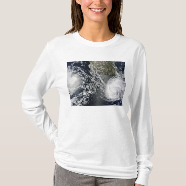 Tropical Storms Blas and Celia T-Shirt (Front)