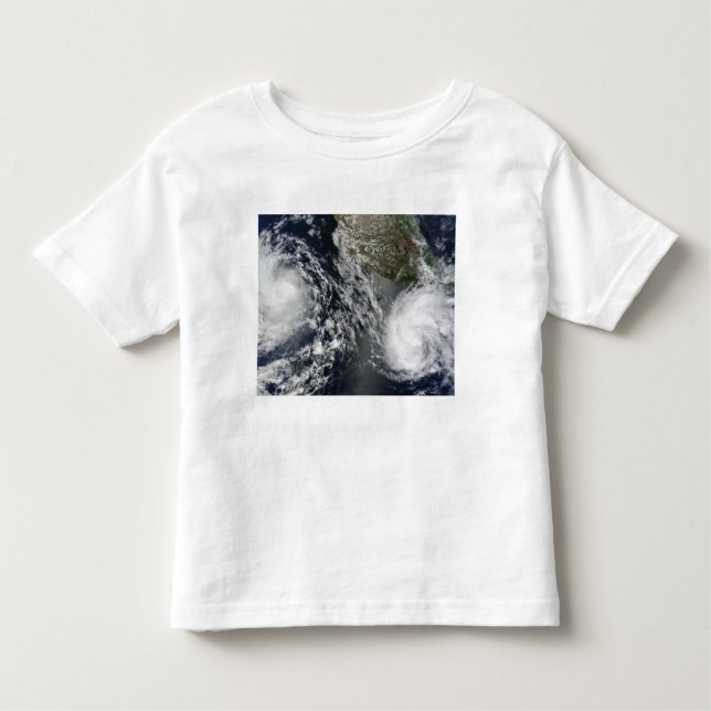 Tropical Storms Blas and Celia Toddler T-Shirt (Front)