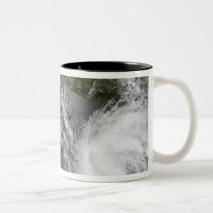 Tropical Storms Blas and Celia Two-Tone Coffee Mug