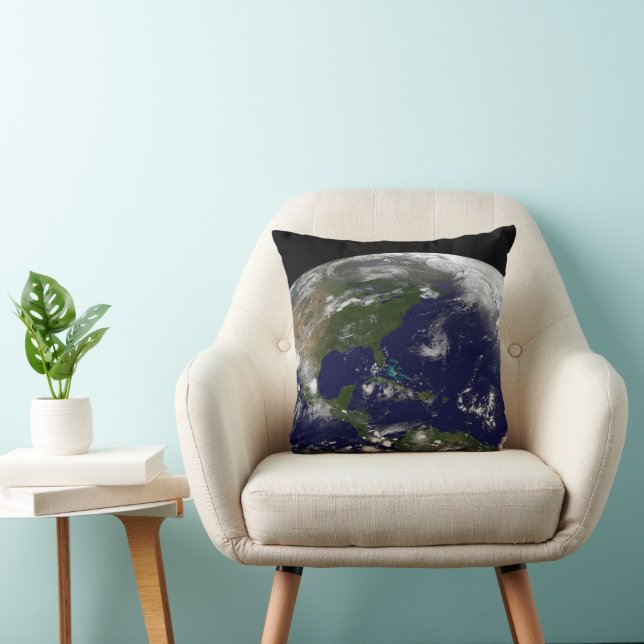 Tropical Storms On Planet Earth. Cushion (Chair)