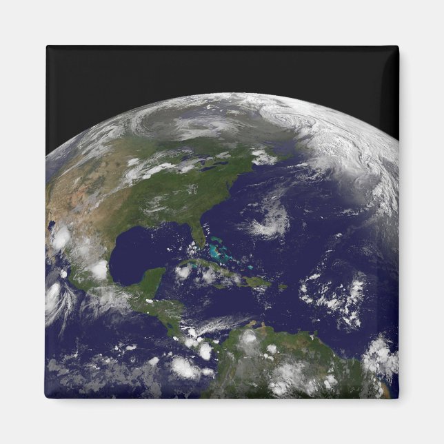 Tropical Storms On Planet Earth. Magnet (Front)