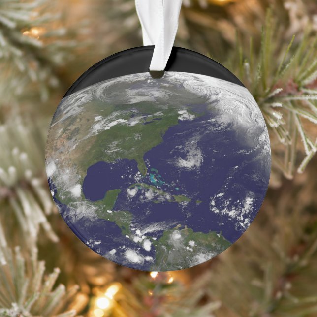 Tropical Storms On Planet Earth. Ornament (Tree)