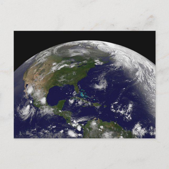 Tropical Storms On Planet Earth. Postcard (Front)