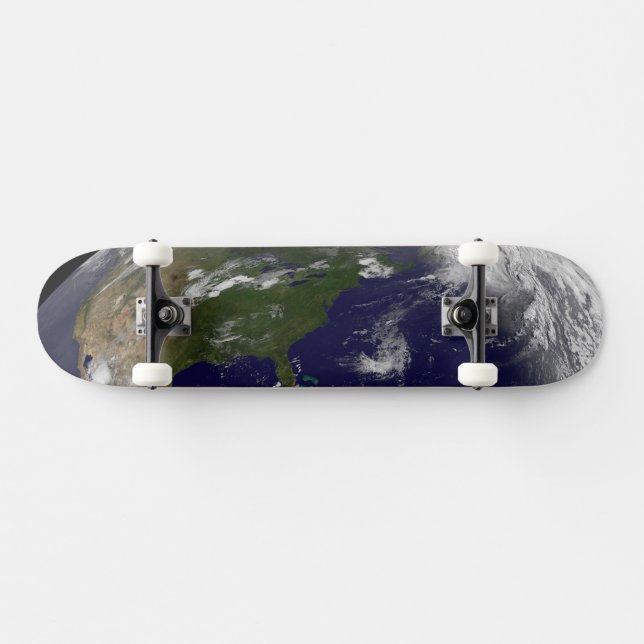 Tropical Storms On Planet Earth. Skateboard (Horz)