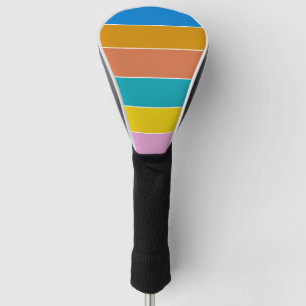 Tropical Striped Colours of Bonaire Golf Head Cover