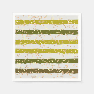 Tropical Stripes and Dots Napkin