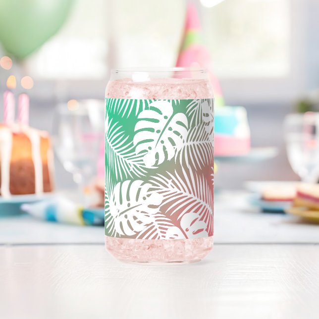 Tropical summer, autumn leaf glass patterns  (Insitu (Birthday))