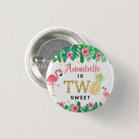 Tropical Summer Beach Luau Girls 2nd Birthday