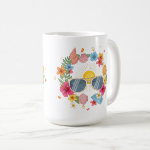 Tropical Summer  Coffee Mug   Cute Tea Cup