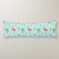 Tropical Summer Flamingo Blue Bedroom Collection