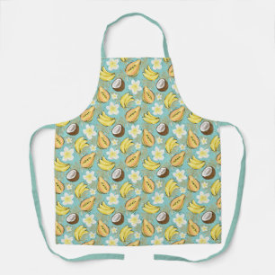 Tropical Summer Fruit Pattern Apron