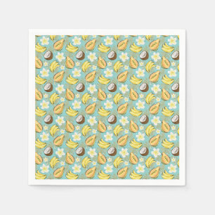 Tropical Summer Fruit Pattern Napkin