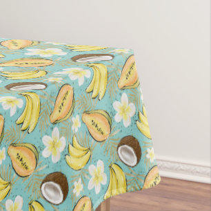 Tropical Summer Fruit Pattern Tablecloth