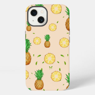 TROPICAL SUMMER FRUIT pineapple Slice pattern iPhone 13 Case