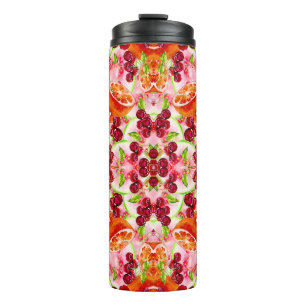 TROPICAL SUMMER FRUIT THERMAL TUMBLER