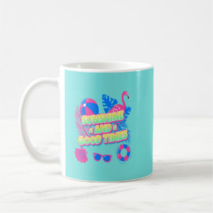 Tropical Summer Fun Vibes Coffee Mug