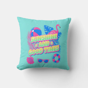 Tropical Summer Fun Vibes Cushion