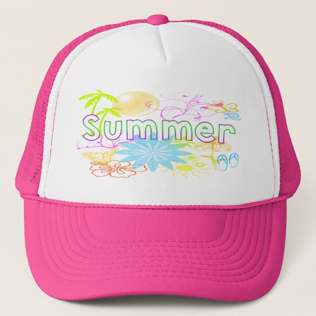 Tropical Summer Hat (Front)