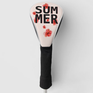 Tropical Summer Hibiscus Golf Head Cover