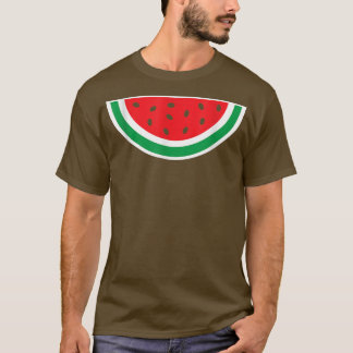 Tropical Summer Juicy Watermelon Summertime Vegan T-Shirt
