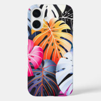 Tropical Summer Monstera Leaves