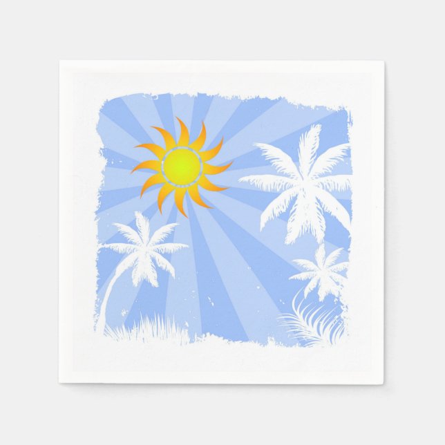 Tropical summer napkin (Front)