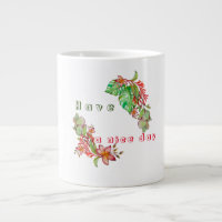 Tropical summer pattern with flowers and leaves m