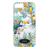 Tropical Summer Pineapple Bird personalised