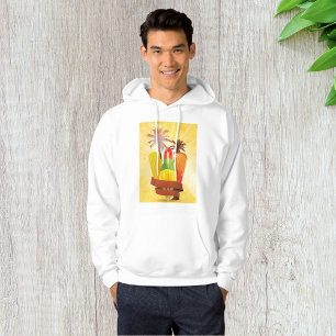 Tropical Summer Popsicle and Palm Trees Hoodie