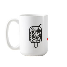 Tropical Summer Sips Coffee Mug | Minimalist Line