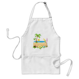 Tropical Summer Standard Apron