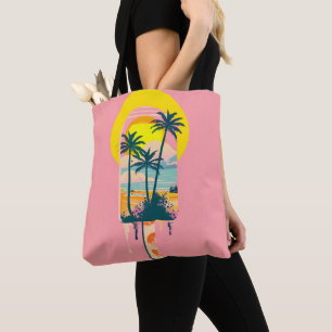 Tropical Summer Sunset Sweets Paradise Tote Bag