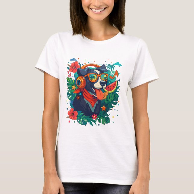 Tropical Summer T-Shirt (Front)
