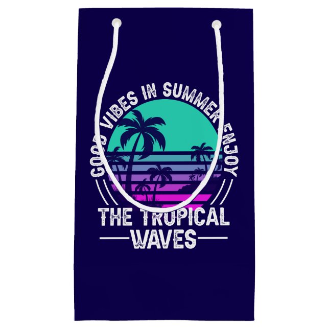 Tropical Summer Vibes-82646 Small Gift Bag (Front)
