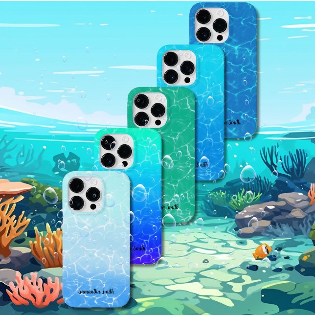 Tropical sun and Light Crystal clear water Case-Mate iPhone Case (Creator Uploaded)