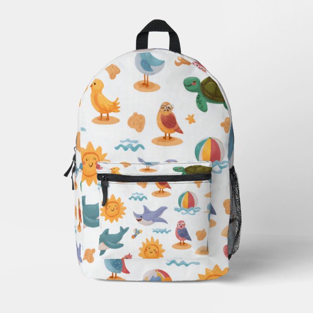 Tropical Sun Print Cut Sew Bag Gift (Front)